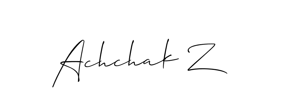 Best and Professional Signature Style for Achchak Z. Allison_Script Best Signature Style Collection. Achchak Z signature style 2 images and pictures png