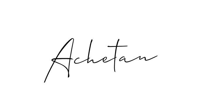 Also You can easily find your signature by using the search form. We will create Achetan name handwritten signature images for you free of cost using Allison_Script sign style. Achetan signature style 2 images and pictures png