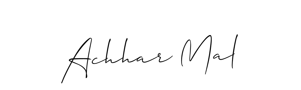 This is the best signature style for the Achhar Mal name. Also you like these signature font (Allison_Script). Mix name signature. Achhar Mal signature style 2 images and pictures png