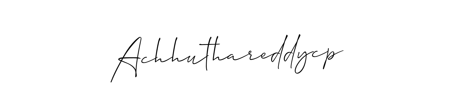 Make a beautiful signature design for name Achhuthareddycp. Use this online signature maker to create a handwritten signature for free. Achhuthareddycp signature style 2 images and pictures png