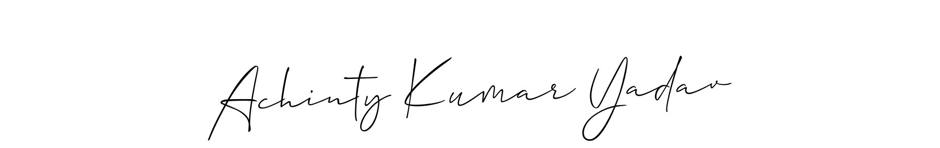 You can use this online signature creator to create a handwritten signature for the name Achinty Kumar Yadav. This is the best online autograph maker. Achinty Kumar Yadav signature style 2 images and pictures png