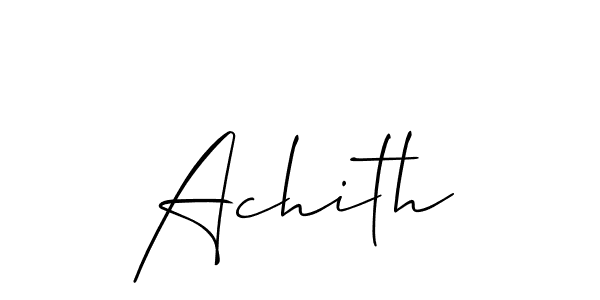 Also You can easily find your signature by using the search form. We will create Achith name handwritten signature images for you free of cost using Allison_Script sign style. Achith signature style 2 images and pictures png