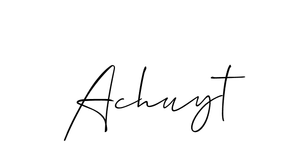 You can use this online signature creator to create a handwritten signature for the name Achuyt. This is the best online autograph maker. Achuyt signature style 2 images and pictures png
