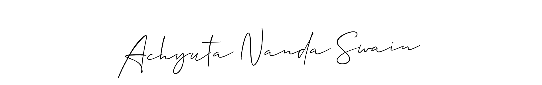 Once you've used our free online signature maker to create your best signature Allison_Script style, it's time to enjoy all of the benefits that Achyuta Nanda Swain name signing documents. Achyuta Nanda Swain signature style 2 images and pictures png