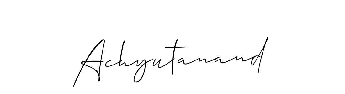 Once you've used our free online signature maker to create your best signature Allison_Script style, it's time to enjoy all of the benefits that Achyutanand name signing documents. Achyutanand signature style 2 images and pictures png