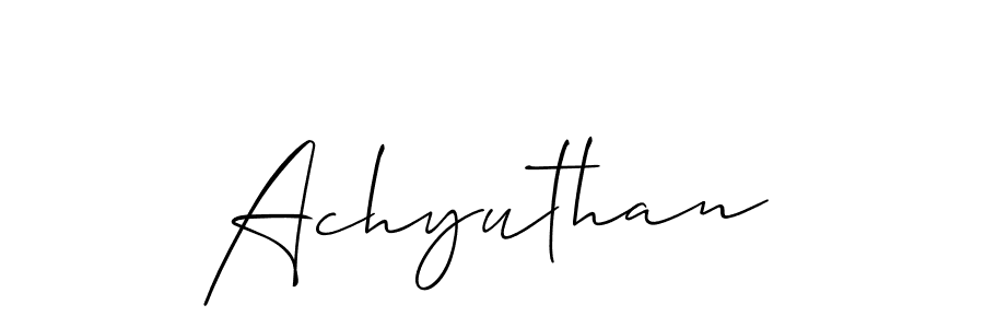 Make a short Achyuthan signature style. Manage your documents anywhere anytime using Allison_Script. Create and add eSignatures, submit forms, share and send files easily. Achyuthan signature style 2 images and pictures png