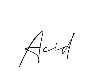 Make a beautiful signature design for name Acid. Use this online signature maker to create a handwritten signature for free. Acid signature style 2 images and pictures png