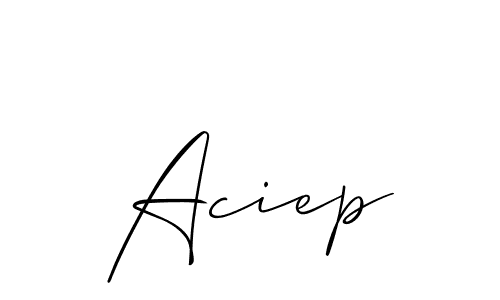 See photos of Aciep official signature by Spectra . Check more albums & portfolios. Read reviews & check more about Allison_Script font. Aciep signature style 2 images and pictures png