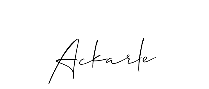 The best way (Allison_Script) to make a short signature is to pick only two or three words in your name. The name Ackarle include a total of six letters. For converting this name. Ackarle signature style 2 images and pictures png