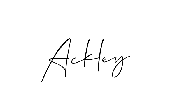 Best and Professional Signature Style for Ackley. Allison_Script Best Signature Style Collection. Ackley signature style 2 images and pictures png