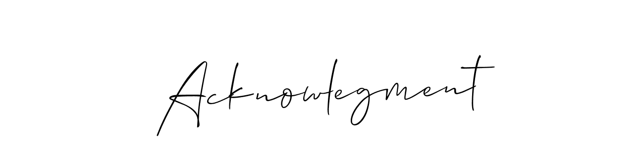 How to Draw Acknowlegment signature style? Allison_Script is a latest design signature styles for name Acknowlegment. Acknowlegment signature style 2 images and pictures png