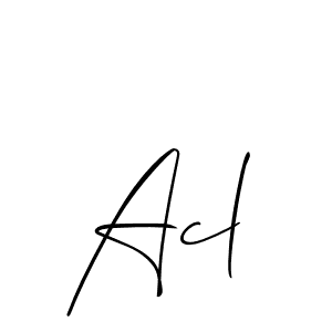 Acl stylish signature style. Best Handwritten Sign (Allison_Script) for my name. Handwritten Signature Collection Ideas for my name Acl. Acl signature style 2 images and pictures png