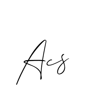 It looks lik you need a new signature style for name Acs. Design unique handwritten (Allison_Script) signature with our free signature maker in just a few clicks. Acs signature style 2 images and pictures png
