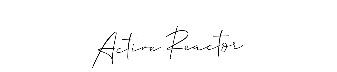 Here are the top 10 professional signature styles for the name Active Reactor. These are the best autograph styles you can use for your name. Active Reactor signature style 2 images and pictures png