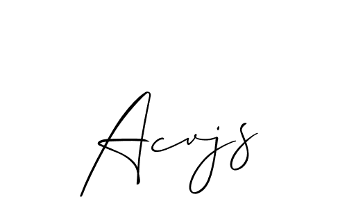 Best and Professional Signature Style for Acvjs. Allison_Script Best Signature Style Collection. Acvjs signature style 2 images and pictures png