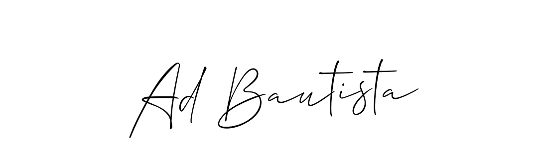 How to Draw Ad Bautista signature style? Allison_Script is a latest design signature styles for name Ad Bautista. Ad Bautista signature style 2 images and pictures png