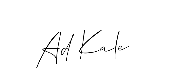 if you are searching for the best signature style for your name Ad Kale. so please give up your signature search. here we have designed multiple signature styles  using Allison_Script. Ad Kale signature style 2 images and pictures png