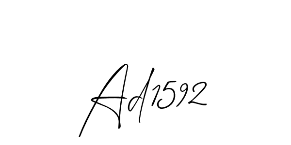 Create a beautiful signature design for name Ad1592. With this signature (Allison_Script) fonts, you can make a handwritten signature for free. Ad1592 signature style 2 images and pictures png