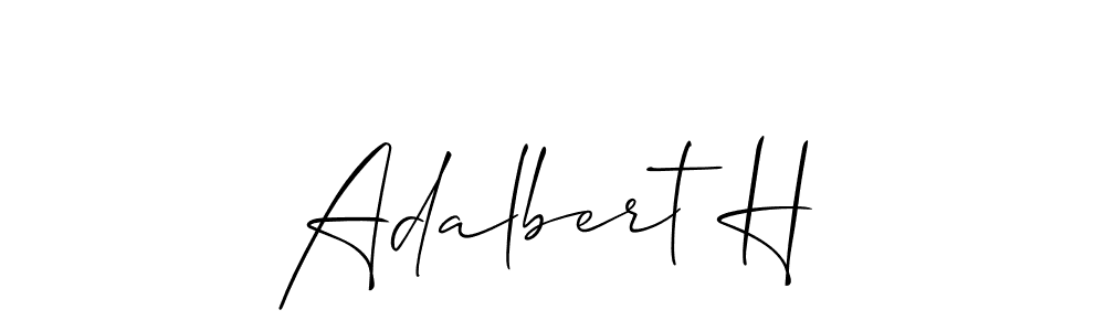 Here are the top 10 professional signature styles for the name Adalbert H. These are the best autograph styles you can use for your name. Adalbert H signature style 2 images and pictures png