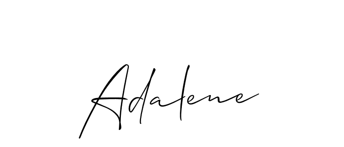 Make a beautiful signature design for name Adalene. Use this online signature maker to create a handwritten signature for free. Adalene signature style 2 images and pictures png