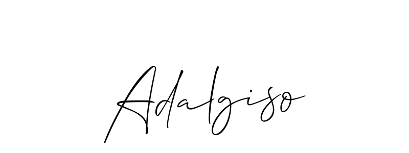 Once you've used our free online signature maker to create your best signature Allison_Script style, it's time to enjoy all of the benefits that Adalgiso name signing documents. Adalgiso signature style 2 images and pictures png