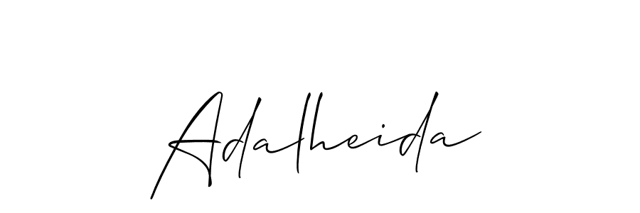 You should practise on your own different ways (Allison_Script) to write your name (Adalheida) in signature. don't let someone else do it for you. Adalheida signature style 2 images and pictures png