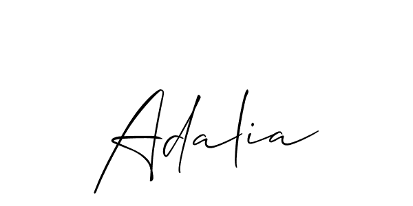 The best way (Allison_Script) to make a short signature is to pick only two or three words in your name. The name Adalia include a total of six letters. For converting this name. Adalia signature style 2 images and pictures png