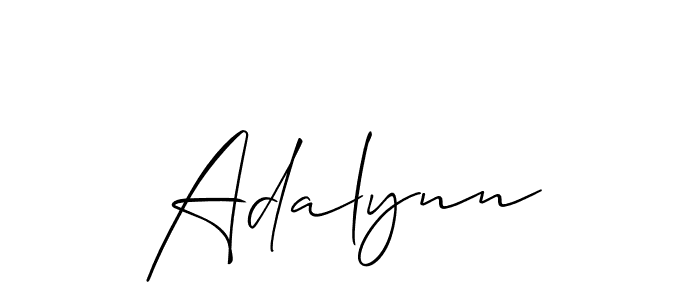 if you are searching for the best signature style for your name Adalynn. so please give up your signature search. here we have designed multiple signature styles  using Allison_Script. Adalynn signature style 2 images and pictures png