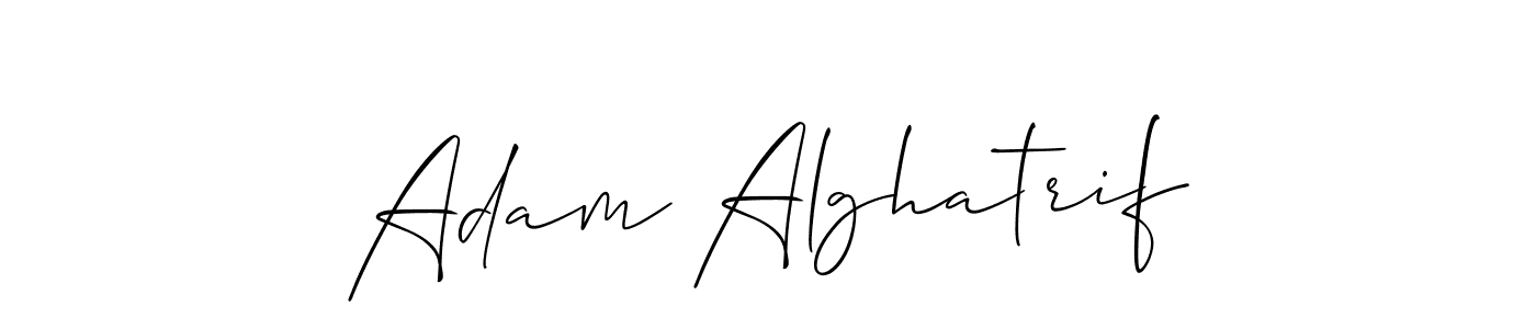 Similarly Allison_Script is the best handwritten signature design. Signature creator online .You can use it as an online autograph creator for name Adam Alghatrif. Adam Alghatrif signature style 2 images and pictures png