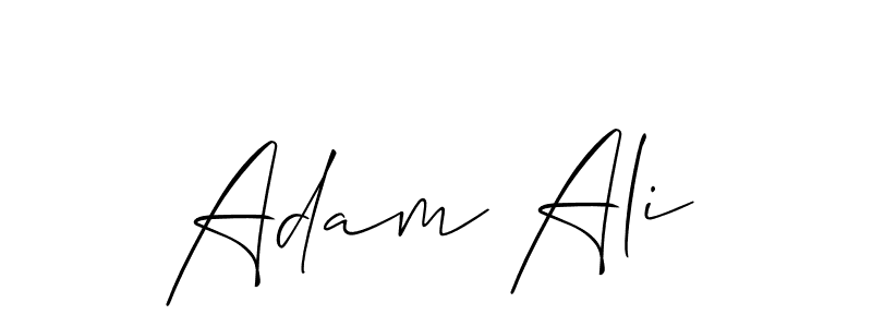 Create a beautiful signature design for name Adam Ali. With this signature (Allison_Script) fonts, you can make a handwritten signature for free. Adam Ali signature style 2 images and pictures png