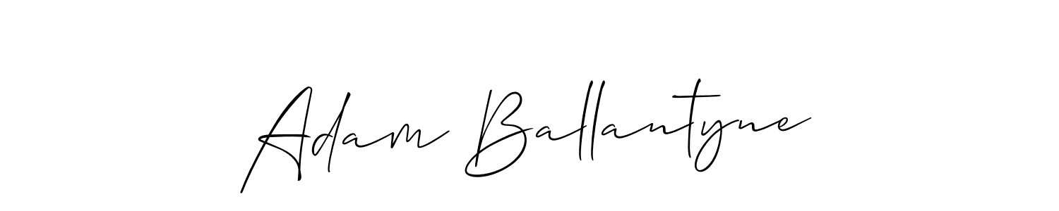 Make a short Adam Ballantyne signature style. Manage your documents anywhere anytime using Allison_Script. Create and add eSignatures, submit forms, share and send files easily. Adam Ballantyne signature style 2 images and pictures png