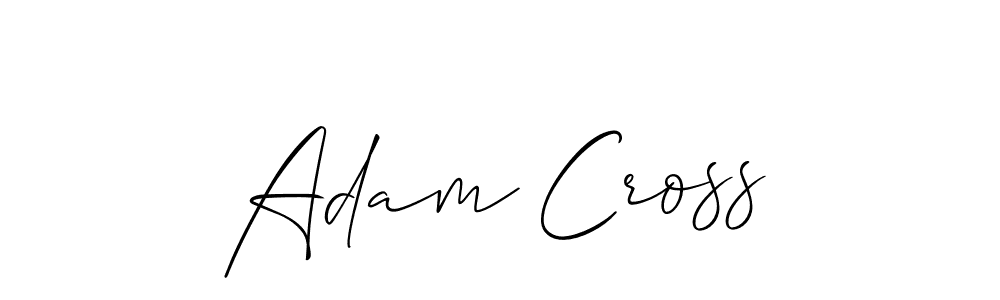 Also You can easily find your signature by using the search form. We will create Adam Cross name handwritten signature images for you free of cost using Allison_Script sign style. Adam Cross signature style 2 images and pictures png