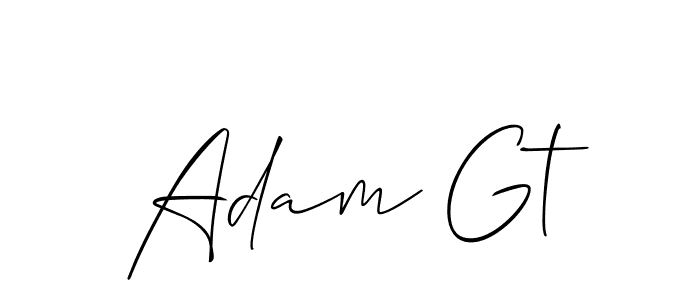 Once you've used our free online signature maker to create your best signature Allison_Script style, it's time to enjoy all of the benefits that Adam Gt name signing documents. Adam Gt signature style 2 images and pictures png