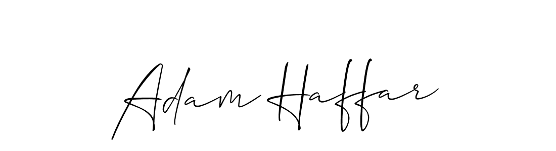 Check out images of Autograph of Adam Haffar name. Actor Adam Haffar Signature Style. Allison_Script is a professional sign style online. Adam Haffar signature style 2 images and pictures png