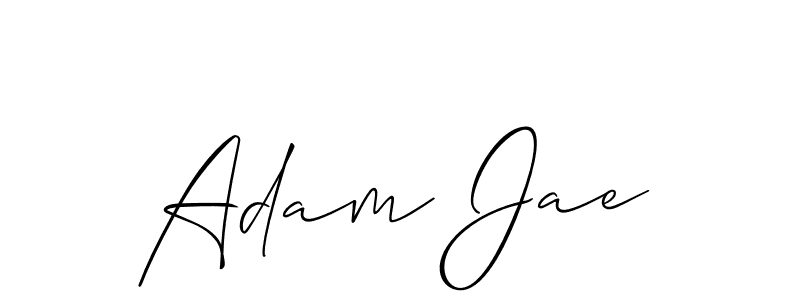 Also we have Adam Jae name is the best signature style. Create professional handwritten signature collection using Allison_Script autograph style. Adam Jae signature style 2 images and pictures png