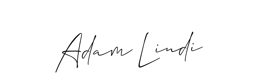 Design your own signature with our free online signature maker. With this signature software, you can create a handwritten (Allison_Script) signature for name Adam Lindi. Adam Lindi signature style 2 images and pictures png