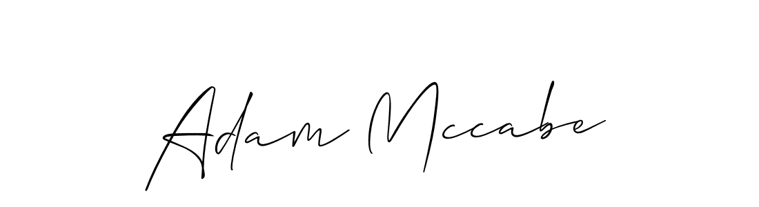 Design your own signature with our free online signature maker. With this signature software, you can create a handwritten (Allison_Script) signature for name Adam Mccabe. Adam Mccabe signature style 2 images and pictures png