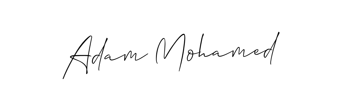 Best and Professional Signature Style for Adam Mohamed. Allison_Script Best Signature Style Collection. Adam Mohamed signature style 2 images and pictures png