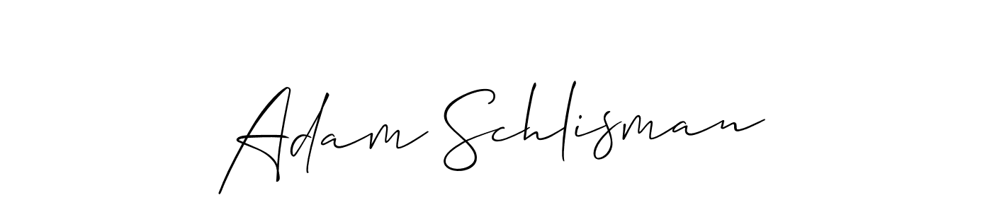 Also You can easily find your signature by using the search form. We will create Adam Schlisman name handwritten signature images for you free of cost using Allison_Script sign style. Adam Schlisman signature style 2 images and pictures png