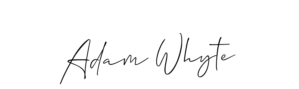 Best and Professional Signature Style for Adam Whyte. Allison_Script Best Signature Style Collection. Adam Whyte signature style 2 images and pictures png