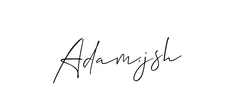 Also You can easily find your signature by using the search form. We will create Adam.jsh name handwritten signature images for you free of cost using Allison_Script sign style. Adam.jsh signature style 2 images and pictures png