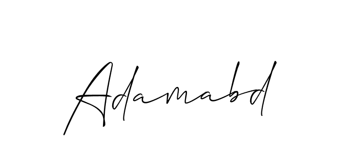 Also You can easily find your signature by using the search form. We will create Adamabd name handwritten signature images for you free of cost using Allison_Script sign style. Adamabd signature style 2 images and pictures png