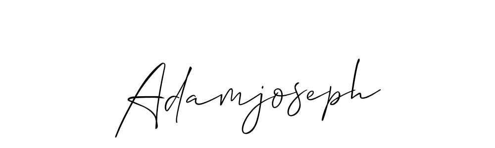It looks lik you need a new signature style for name Adamjoseph. Design unique handwritten (Allison_Script) signature with our free signature maker in just a few clicks. Adamjoseph signature style 2 images and pictures png