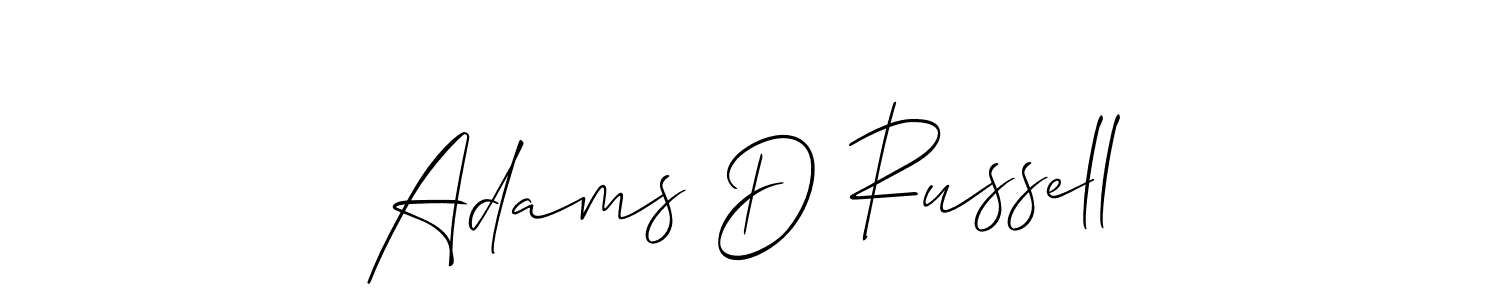 Once you've used our free online signature maker to create your best signature Allison_Script style, it's time to enjoy all of the benefits that Adams D Russell name signing documents. Adams D Russell signature style 2 images and pictures png