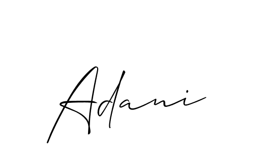 It looks lik you need a new signature style for name Adani. Design unique handwritten (Allison_Script) signature with our free signature maker in just a few clicks. Adani signature style 2 images and pictures png