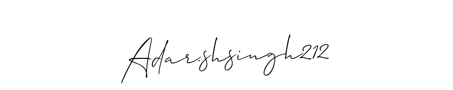 How to make Adar.shsingh212 signature? Allison_Script is a professional autograph style. Create handwritten signature for Adar.shsingh212 name. Adar.shsingh212 signature style 2 images and pictures png