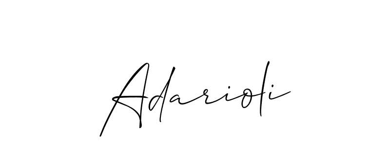 Here are the top 10 professional signature styles for the name Adarioli. These are the best autograph styles you can use for your name. Adarioli signature style 2 images and pictures png