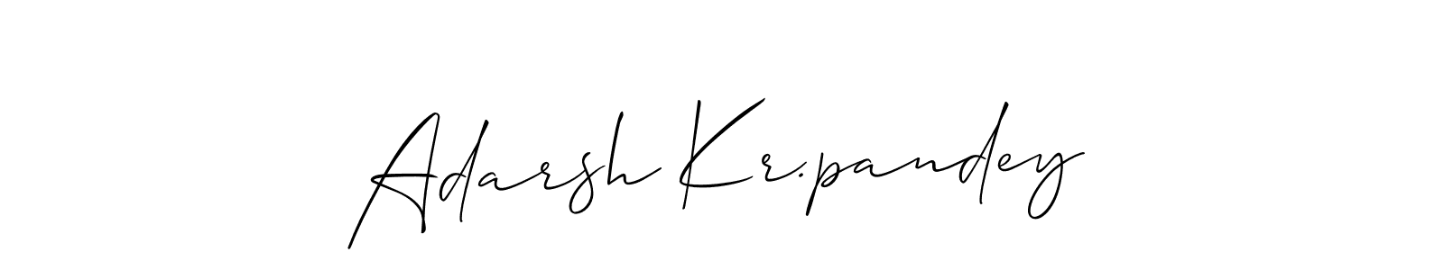 Make a short Adarsh Kr.pandey signature style. Manage your documents anywhere anytime using Allison_Script. Create and add eSignatures, submit forms, share and send files easily. Adarsh Kr.pandey signature style 2 images and pictures png