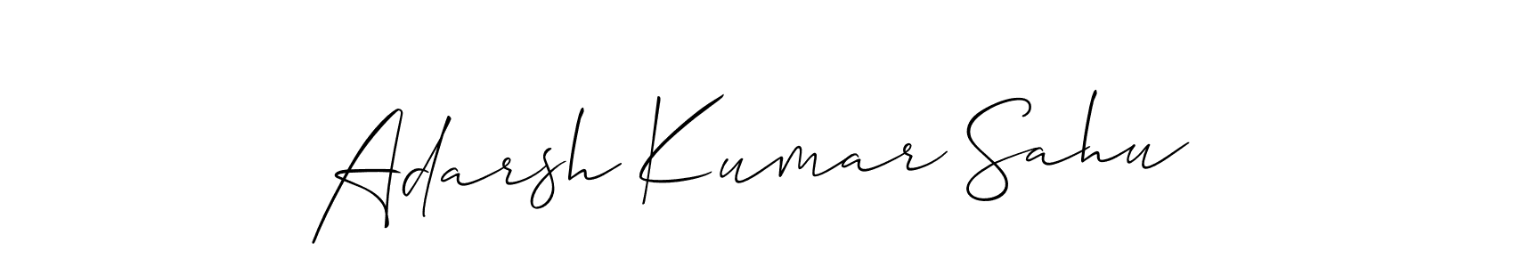 This is the best signature style for the Adarsh Kumar Sahu name. Also you like these signature font (Allison_Script). Mix name signature. Adarsh Kumar Sahu signature style 2 images and pictures png