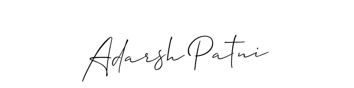 Here are the top 10 professional signature styles for the name Adarsh Patni. These are the best autograph styles you can use for your name. Adarsh Patni signature style 2 images and pictures png